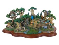 WINNIE THE POOH - DANBURY MINT - HUNDRED ACRE WOOD