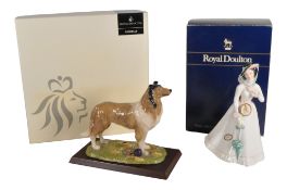 ROYAL DOULTON - TWO LATE 20TH / 21ST CENTURY BONE CHINA FIGURES