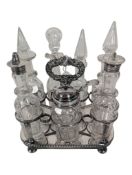VINTAGE 20TH CENTURY SILVER PLATED CRUET SET