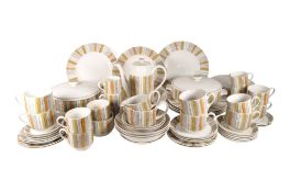 MIDWINTER - MID CENTURY 1960S RETRO CERAMIC SIENNA DINNER SERVICE