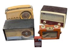 COLLECTION OF LATE 20TH CENTURY VINTAGE RADIOS