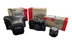 CANON, JAPAN - VINTAGE 20TH CENTURY CANON F-1 35MM SLR