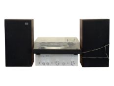 ROTEL, JAPAN - VINTAGE 20TH CENTURY RECORD PLAYER TURNTABLE W/ AMP