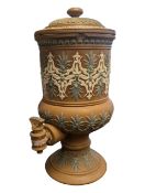 LATE 19TH / EARLY 20TH CENTURY VINTAGE DOULTON LAMBETH SILICON STONEWARE WATER FILTER