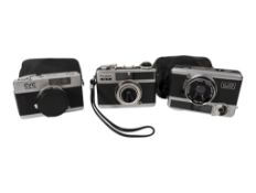 JAPAN - THREE VINTAGE 35MM HALF FRAME VIEWFINDER CAMERAS