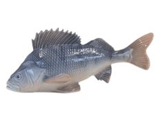 ROYAL COPENHAGEN DENMARK - 20TH CENTURY PORCELAIN TROUT FISH FIGURE NO. 1138