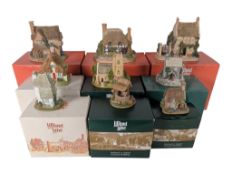 LILIIPUT LANE - COLLECTION OF NINE RESIN COTTAGE FIGURES