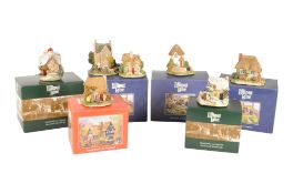 LILLIPUT LANE - COLLECTION OF RESIN COTTAGE MODELS W/ BOXES