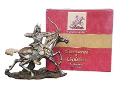 SAMURAI - GEISHA COLLECTION BY REGENCY - BOX VINTAGE SAMURAI ARCHER RESIN FIGURE