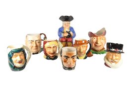 SHORTER & SON - COLLECTION OF MID CENTURY CERAMIC CHARACTER TOBY JUGS