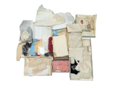 LARGE COLLECTION OF 19TH CENTURY & LATER LACE MATERIAL