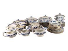 LARGE COLLECTION OF 20TH CENTURY DRAGON PATTERNED BLUE AND WHITE DINNERWARE