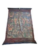 19TH CENTURY TIBETAN THANGKA WALL HANGING