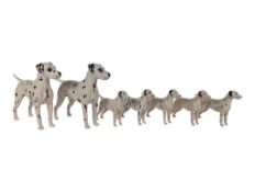 BESWICK - COLLECTION OF VINTAGE 20TH CENTURY DALMATIAN PORCELAIN DOG
