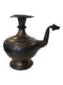 19TH CENTURY MONGOLIAN BRASS AND COPPER EWER WATER POURER