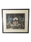 WILLIAM MARTIN LARKINS (1901-1974) - 20TH CENTURY 'BUSH HOUSE BY NIGHT' NO. 5 SIGNED ETCHING