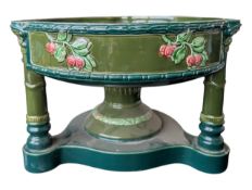 MANNER OF EICHWALD - EARLY 20TH CENTURY BOHEMIAN ART NOUVEAU TAZZA COMPORT