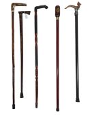 COLLECTION OF VINTAGE 20TH CENTURY WALKING STICKS / CANES