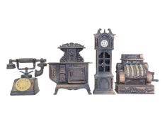 COLLECTION OF METAL VINTAGE NOVELTY PENCIL SHARPENERS