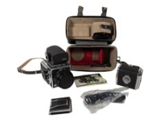 KIEV, USSR - VINTAGE 20TH CENTURY KIEV 88 MEDIUM FORMAT CAMERA