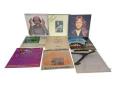 COLLECTION OF LATE 20TH CENTURY ROCK, FOLK AND CLASSICAL LP VINYL RECORDS