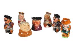 SHORTER & SONS - SEVEN EARLY 20TH CENTURY STAFFORDSHIRE CHARACTER JUGS
