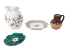 LATE 19TH / 20TH CENTURY IRONSTONE AND STONEWARE HOUSEHOLD PIECES