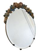 EARLY 20TH CENTURY GILT BARBOLA MIRROR