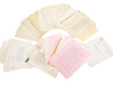 SID COLIN COLLECTION - ASSORTED DOCUMENTS & SCRIPTS