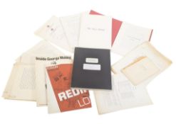 SID COLIN COLLECTION - VARIOUS SCRIPTS & DOCUMENTS