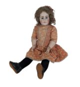 DOLLS - ANTIQUE BISQUE HEADED DOLL