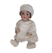 DOLLS - ANTIQUE GERMAN FRANZ SCHMIDT BISQUE HEADED DOLL