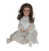 DOLLS - ANTIQUE GERMAN FRENCH BISQUE HEADED DOLL