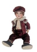 DOLLS - GERMAN HEUBACH KOPPELSDORF BISQUE HEADED DOLL