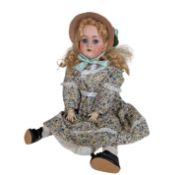 DOLLS - GERMAN CATTERFELDER PUPPENFABRIK BISQUE HEADED DOLL