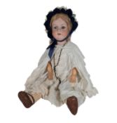 DOLLS - ANTIQUE GERMAN ARMAND MARSEILLE BISQUE HEADED DOLL