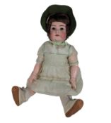 DOLLS - ANTIQUE BISQUE HEADED DOLL