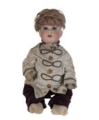 DOLLS - GERMAN SCHUTZMEISTER & QUENDT BISQUE HEADED DOLL