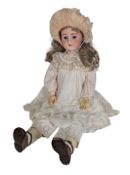 DOLLS - GERMAN FRENCH BISQUE HEADED DOLL
