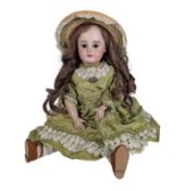 DOLLS - ANTIQUE GERMAN ARMAND MARSEILLE BISQUE HEADED DOLL