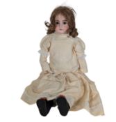 DOLLS - ANTIQUE BISQUE HEADED DOLL
