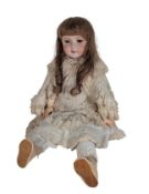 DOLLS - FRENCH UNIS BISQUE HEADED DOLL