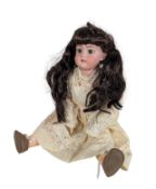 DOLLS - ANTIQUE GERMAN SIMON & HABIG BISQUE HEADED DOLL