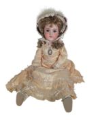 DOLLS - GERMAN ARMAND & MARSEILLE BISQUE HEADED DOLL