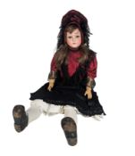DOLLS - GERMAN JUTTA BISQUE HEADED DOLL
