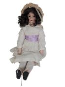DOLLS - ARMAND MARSEILLE BISQUE HEADED DOLL