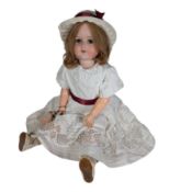 DOLLS - GERMAN BERGMANN WALTERSHAUSEN BISQUE HEADED DOLL