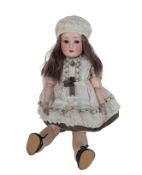 DOLLS - SIMON & HALBIG BISQUE HEADED DOLL