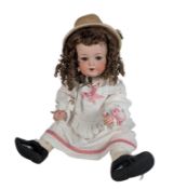 DOLLS - ANTIQUE GERMAN ARMAND MARSEILLE BISQUE HEADED DOLL
