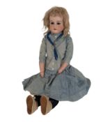 DOLLS - ANTIQUE ARMAND MARSEILLE BISQUE HEADED DOLL
